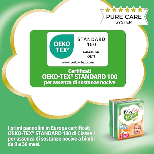 Babylino Sensitive Cotton Soft, Pannolini Taglia 5, Junior (11-16kg), 132 Unità - Dettaglio recensione 4