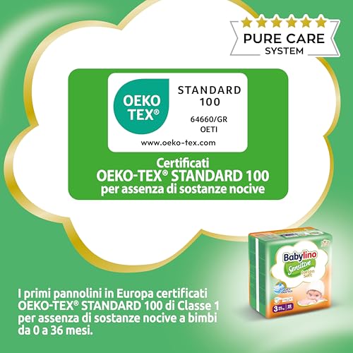 Babylino Sensitive Pannolini Taglia 3, Midi (4-9kg), Bianco, 22 Unità - Dettaglio recensione 4