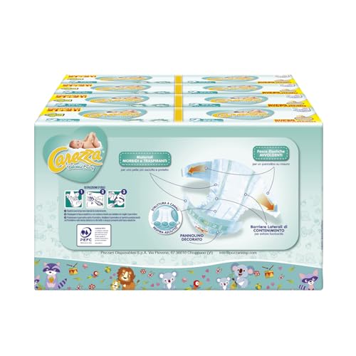 CAREZZA Welcome Baby Mini, Taglia 2 (3-6 kg), 168 pannolini - Prova pratica