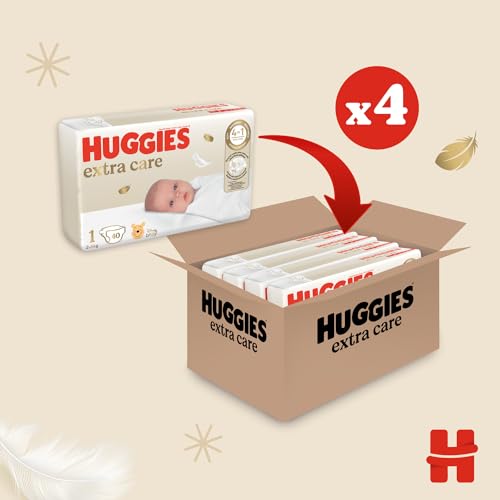 Huggies Extra Care Bebe, Pannolini Taglia 1 (2-5Kg), Ultra assorbente, Pacco Scorta, 160 Pz - Prova pratica
