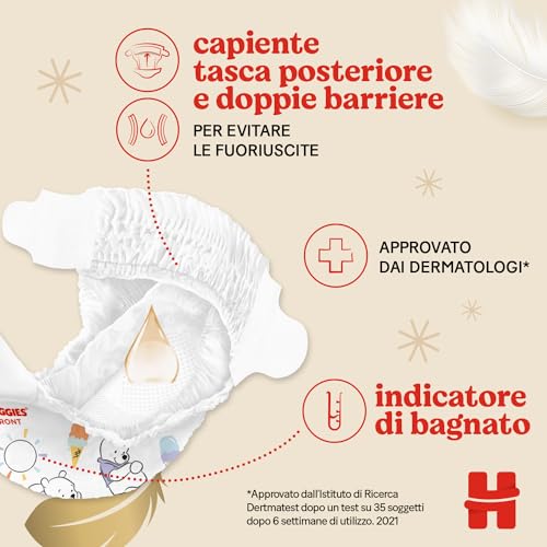 Huggies Extra Care Bebe, Pannolini Taglia 2 (3-6Kg), Ultra assorbente, Design Disney, 24 Pz - Dettaglio recensione 4