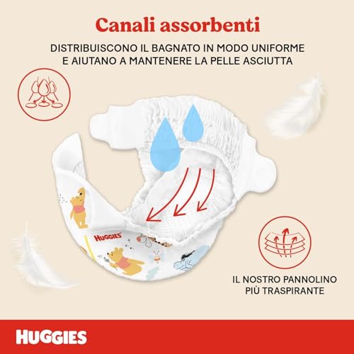 Huggies Extra Care, Pannolini Taglia 5 (12-17 Kg), Design Disney, Pacco Scorta, 54 Pz - Dettaglio recensione 4