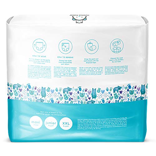 Marchio Amazon - Mama Bear Pannolini a mutandina XXL, Taglia 6 (18-30kg), 72 Unità, 2 Confezioni da 36 - Prova pratica