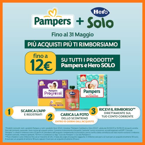 Pampers ESA BABY DRY JUNIOR, 132 Pannolini, Taglia 5 (11-25 kg) - Prova pratica