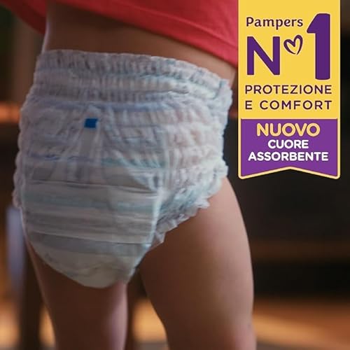Pampers Progressi Mutandino Maxi +500 Punti Coccole extra in omaggio, Taglia 4 (8-15 kg), 76 Pannolini (formato scorta) - Funzionalità e accessori