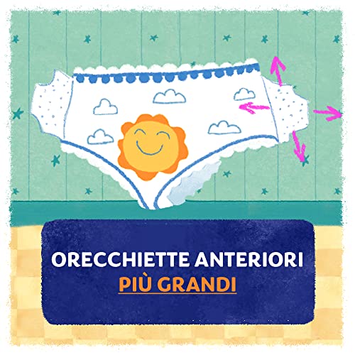 Pampers Sole e Luna Pannolini, Bambini Unisex, Junior Taglia 5 (11-25 kg), 120 Pannolini - Funzionalità e accessori